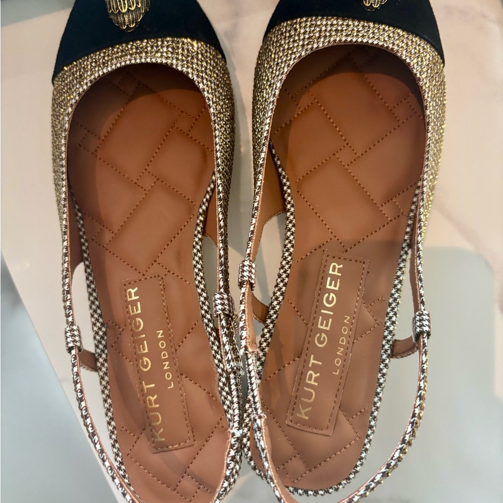 Kurt Geiger London / NIB SLOANE SLINGBACK HEEL 7.5 - Picture 8 of 13